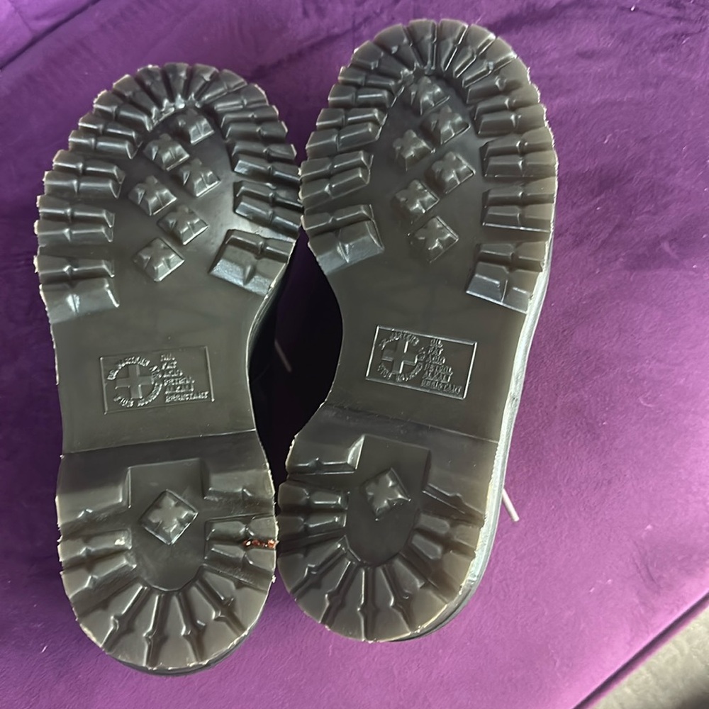 Dr. Martens women’s Black and Purple Shoes - Picture 3 of 3